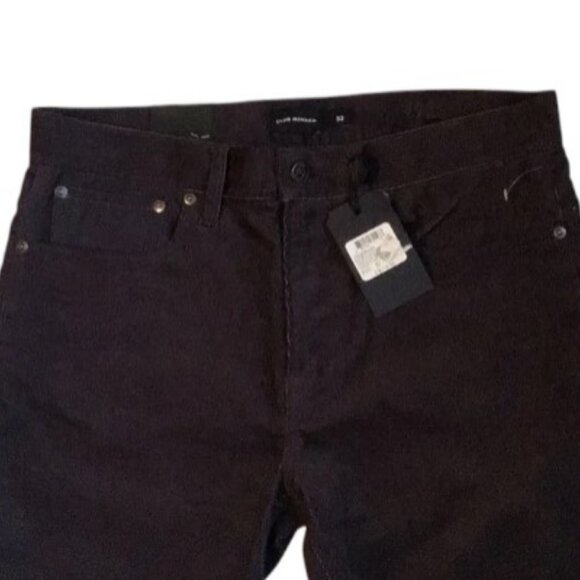 Club Monaco super slim fit corduroy jeans dark grey men's size 32 NWT - Picture 4 of 11